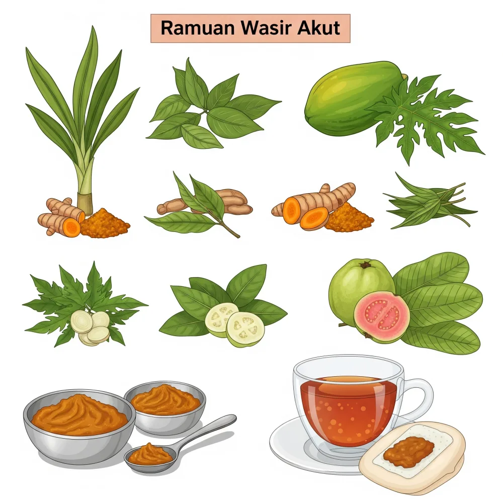 Ramuan Wasir Akut